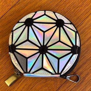 Castle Co EPCOT Ball Geometric Holographic Coin Purse Wallet